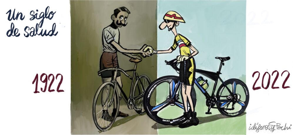 ¡Monta en bici y nunca dejarás de crecer y avanzar!
Bicicleta es salud - Idígoras y Pachi
conBdebike.com