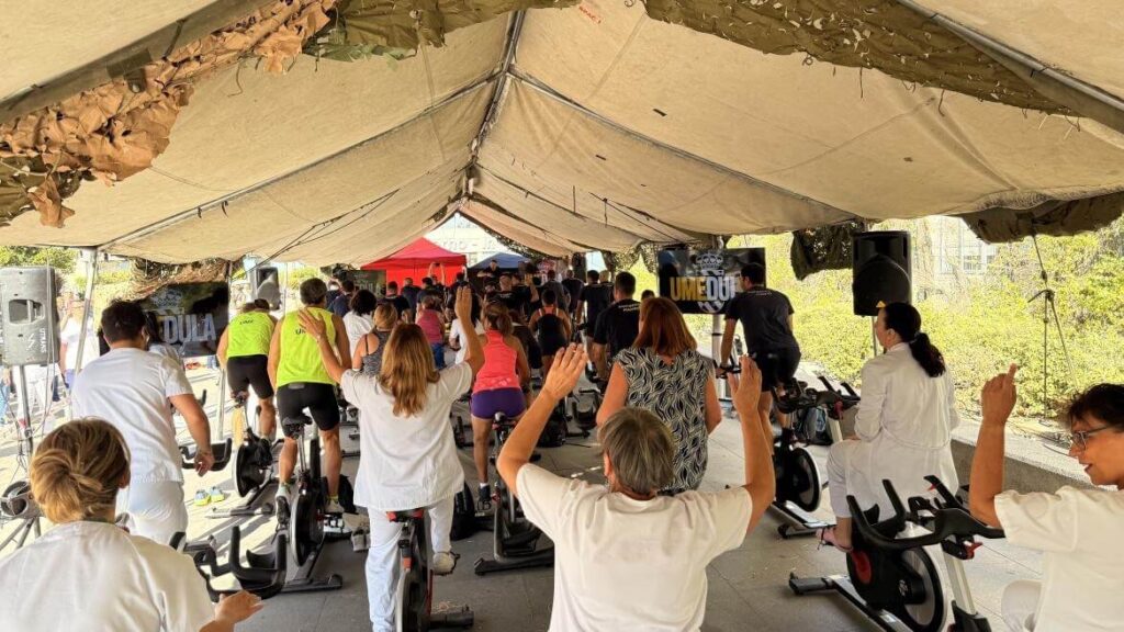 Pedalear para la donación de medula ósea y sangre de cordón umbilical
