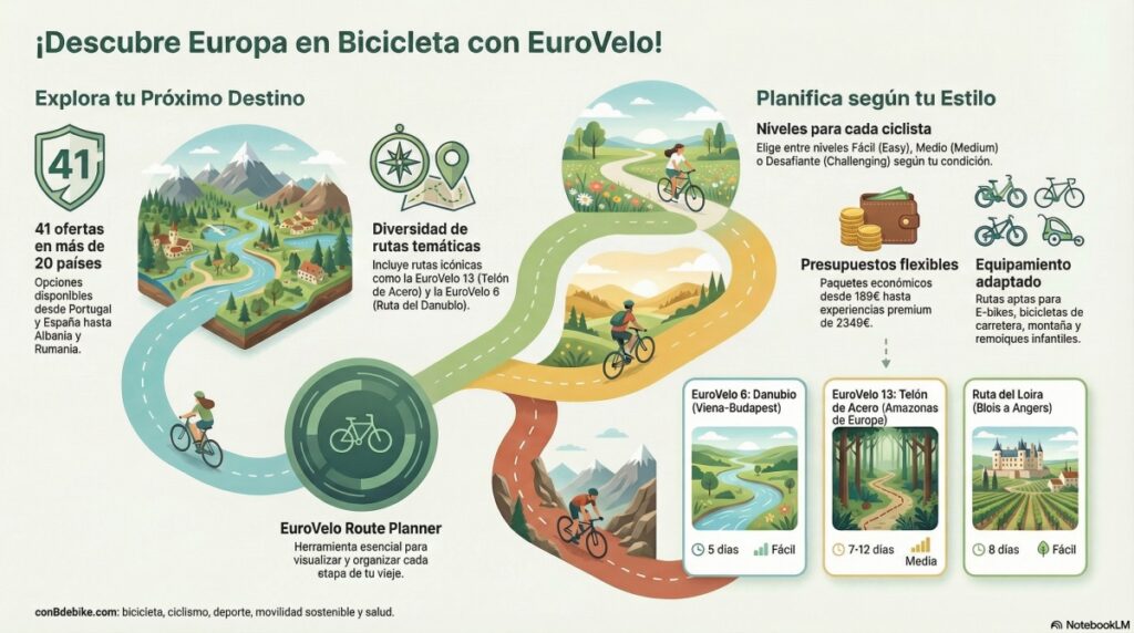 ¡Prepara tus alforjas y planifica tu rutas turísticas en bicicleta!