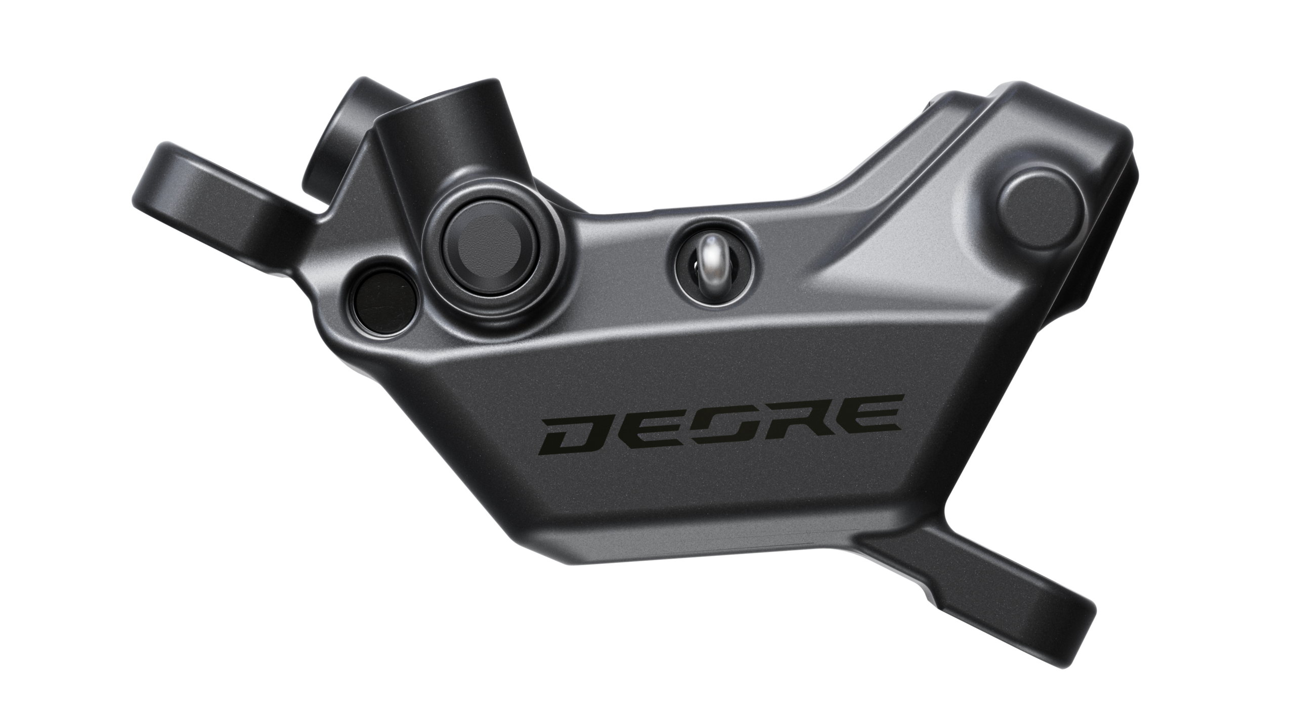 Pinza de freno Shimano DEORE BR-M6220 de cuatro pistones.