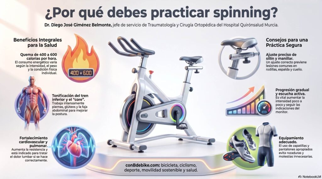 ¿Sabías que el spinning está especialmente indicado para el dolor lumbar si lo realizas de forma correcta?