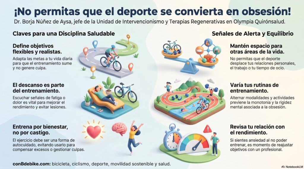 Debemos entender el ejercicio como una herramienta de salud, no como una obligación que genere estrés o culpa.